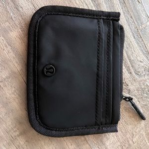 Black lululemon wallet